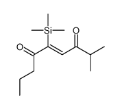 2-methyl-5-trimethylsilylnon-4-ene-3,6-dione结构式