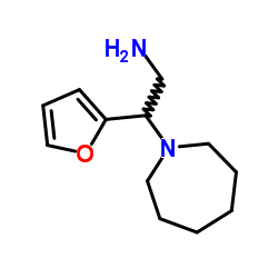 2-AZEPAN-1-YL-2-FURAN-2-YL-ETHYLAMINE Structure