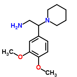 2-(3,4-DIMETHOXY-PHENYL)-2-PIPERIDIN-1-YL-ETHYLAMINE Structure