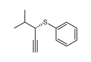 ((S)-1-Isopropyl-prop-2-ynylsulfanyl)-benzene结构式