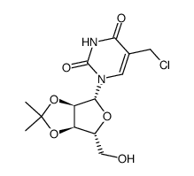 5-chloromethyluridine Structure