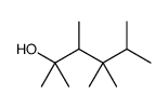 2,3,4,4,5-pentamethylhexan-2-ol结构式