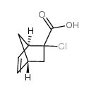 2-氯双环[2.2.1]-5-庚烯-2-羧酸结构式