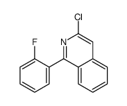 3-chloro-1-(2-fluorophenyl)isoquinoline Structure