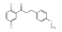 2',5'-DICHLORO-3-(4-THIOMETHYLPHENYL)PROPIOPHENONE structure