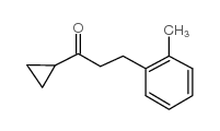 CYCLOPROPYL 2-(2-METHYLPHENYL)ETHYL KETONE结构式