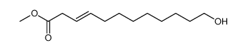 methyl 12-hydroxydodec-3-enoate Structure