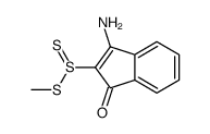 3-amino-2-methylsulfanylsulfinothioylinden-1-one Structure