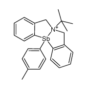 N-t-butyl-12-(4-tolyl)-5,6,7,12-tetrahydrodibenz[c,f][1,5]azastibocine Structure