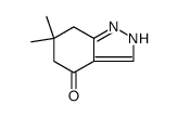 4H-Indazol-4-one, 2,5,6,7-tetrahydro-6,6-dimethyl Structure