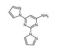 2,6-bis(1H-pyrazol-1-yl)pyrimidin-4-ylamine图片