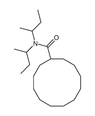 N,N-di(butan-2-yl)cyclododecanecarboxamide Structure