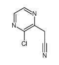 2-(3-chloropyrazin-2-yl)acetonitrile Structure