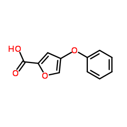 4-Phenoxy-2-furoic acid Structure