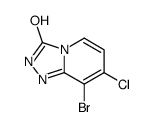 8-bromo-7-chloro-2H-[1,2,4]triazolo[4,3-a]pyridin-3-one Structure