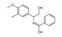 N-[2-hydroxy-1-(3-iodo-4-methoxyphenyl)ethyl]benzamide Structure