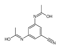 N-(3-acetamido-5-cyanophenyl)acetamide Structure