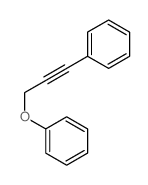 Benzene,(3-phenoxy-1-propyn-1-yl)- structure