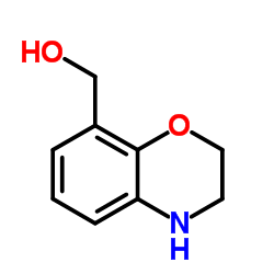 (3,4-Dihydro-2H-benzo[1,4]oxazin-8-yl)-methanol Structure