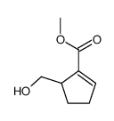 methyl 5-(hydroxymethyl)cyclopentene-1-carboxylate结构式