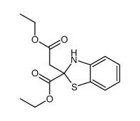 ethyl 2-(2-ethoxy-2-oxoethyl)-3H-1,3-benzothiazole-2-carboxylate Structure