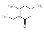 2-ethyl-3,5-dimethyl-cyclohex-2-en-1-one Structure