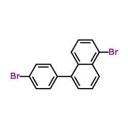 1-Bromo-5-(4-bromophenyl)naphthalene结构式
