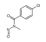 4-chloro-N-methyl-N-nitrosobenzamide Structure