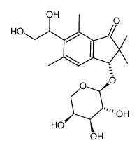 spelosin 3-O-α-L-arabinopyranoside结构式