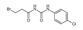 N-(3-bromo-propionyl)-N'-(4-chloro-phenyl)-urea结构式