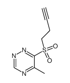 6-(3-butynylsulfonyl)-5-methyl-1,2,4-triazine结构式