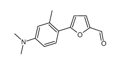 5-(4-dimethylamino-2-methylphenyl)furan-2-carbaldehyde结构式