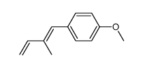 4-(2-methyl-buta-1,3-dienyl)-anisole结构式