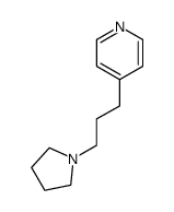 4-<3-Pyrrolidino-propyl>-pyridin结构式