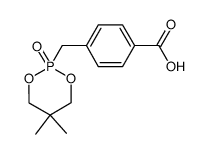 4-(5,5-dimethyl-2-oxo-2λ5-[1,3,2]dioxaphosphinan-2-ylmethyl)-benzoic acid Structure