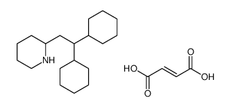 but-2-enedioic acid,2-(2,2-dicyclohexylethyl)piperidine Structure