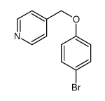 4-[(4-bromophenoxy)methyl]pyridine Structure