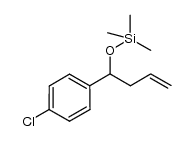 1-chloro-4-[1-[(trimethylsilyl)oxy]-3-buten-1-yl]benzene Structure