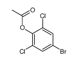 (4-bromo-2,6-dichlorophenyl) acetate Structure