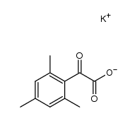 potassium 2-oxo-2-(2,4,6-trimethylphenyl)acetate Structure
