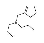 cyclopenten-1-ylmethyl(dipropyl)borane Structure