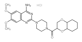 DOXAZOSIN HYDROCHLORIDE structure