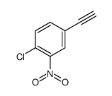 1-chloro-4-ethynyl-2-nitrobenzene Structure