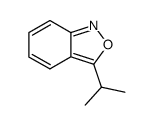 2,1-Benzisoxazole,3-(1-methylethyl)-(9CI) Structure