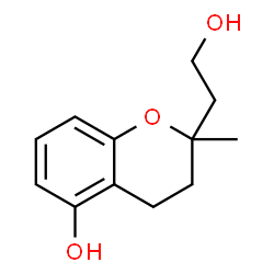 3,4-Dihydro-5-hydroxy-2-methyl-2H-1-benzopyran-2-ethanol结构式