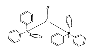 {AgBr(triphenylphosphine)2}结构式