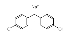Sodium; 4-(4-hydroxy-benzyl)-phenolate结构式