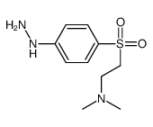 2-(4-hydrazinylphenyl)sulfonyl-N,N-dimethylethanamine结构式