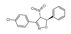 (4S,5R)-3-(4-chlorophenyl)-4-nitro-5-phenyl-4,5-dihydroisoxazole Structure