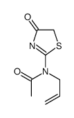 N-(4-oxo-1,3-thiazol-2-yl)-N-prop-2-enylacetamide Structure